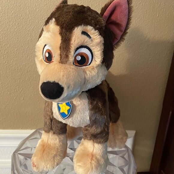 Paw Patrol Chase Build a Bear Plush Dog - Picture 1 of 12
